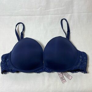 Victorias Secret 34C underwire bra, navy blue